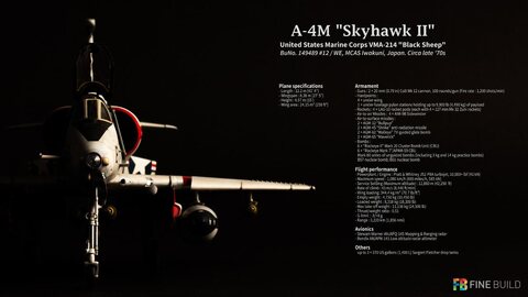 USMC A-4M VMA-214 Black Sheep