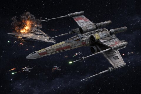 1/72 반다이 X-wing