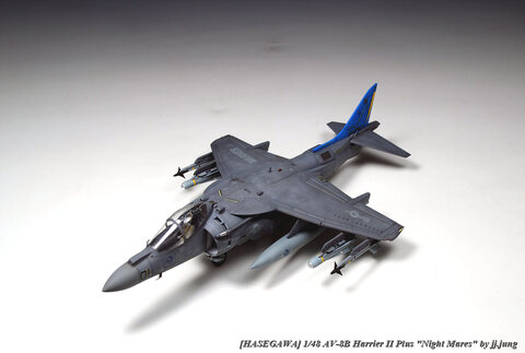 [HASEGAWA] 1/48 AV-8B Harrier II Plus "Night Mares"