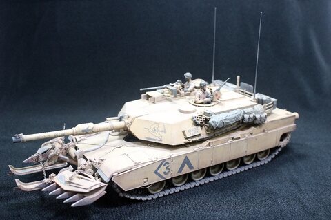 M1A1 Abrams w/Mine Plow "Operation Desert Storm"