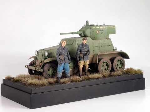 1/35 Soviet BA-3 Armor Car (Hobby Boss)