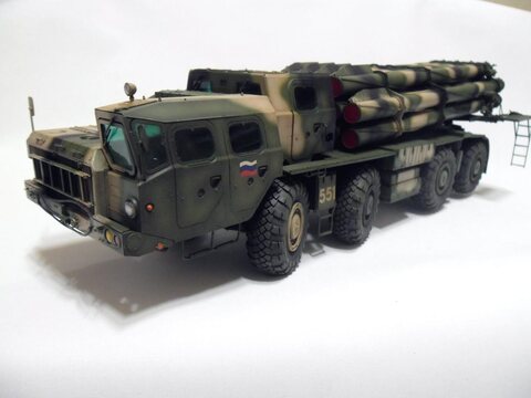 Russian 9A52-2 Smerch-M MRLS