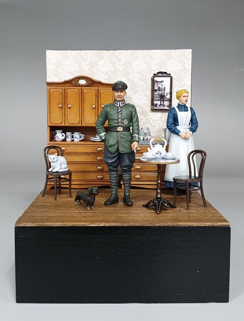 1/35 WW1 실내 비넷을 작업하였습니다.