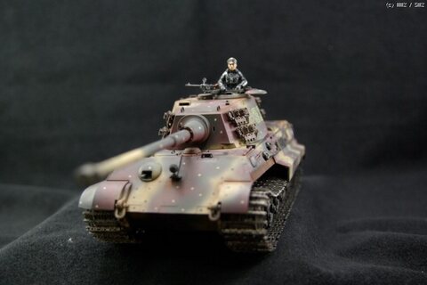 tamiya 1/35 kingtiger(프리울트랙)