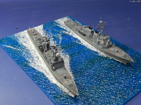 FUJIMI 1/700 DD985 "USS CUSHING" & DDG56 "USS John S. McCain"