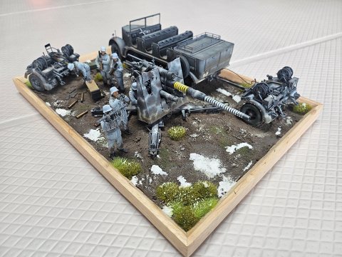German 88 mm flak 36 & Sd.Kfz.7 8t half track
