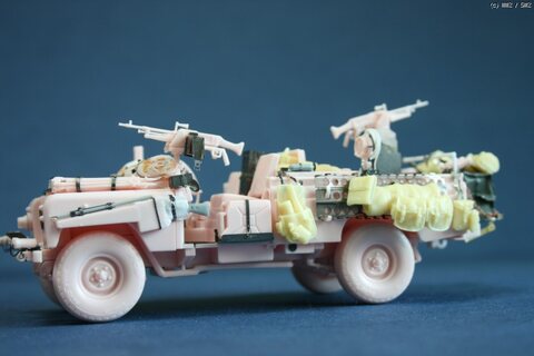 Land Rover(pink panther)조립완료.