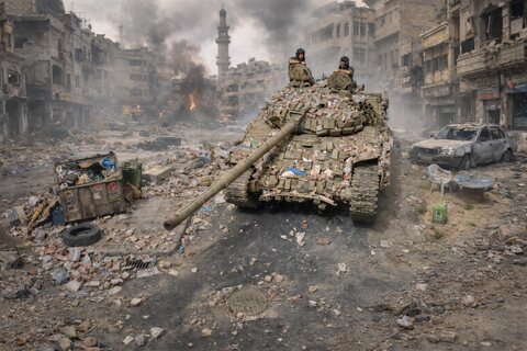 After the battle (T-72)