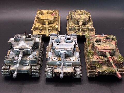 Tiger family(1/35 Takom, RFM)