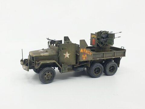1/35 M35A1 Quad .50 Vietnam Gun Truck