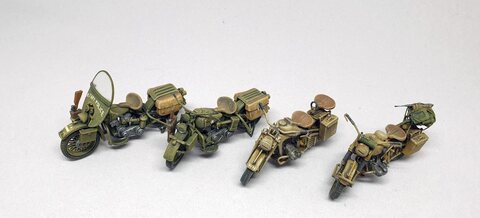 1/35 오토바이 4종