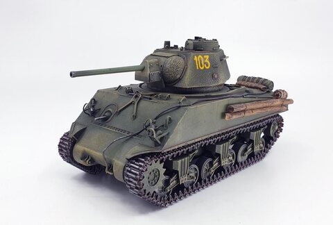 1/35 M4A2 , T-34포탑