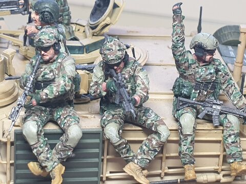 미군 전투병 1/35  중국산 알리제품